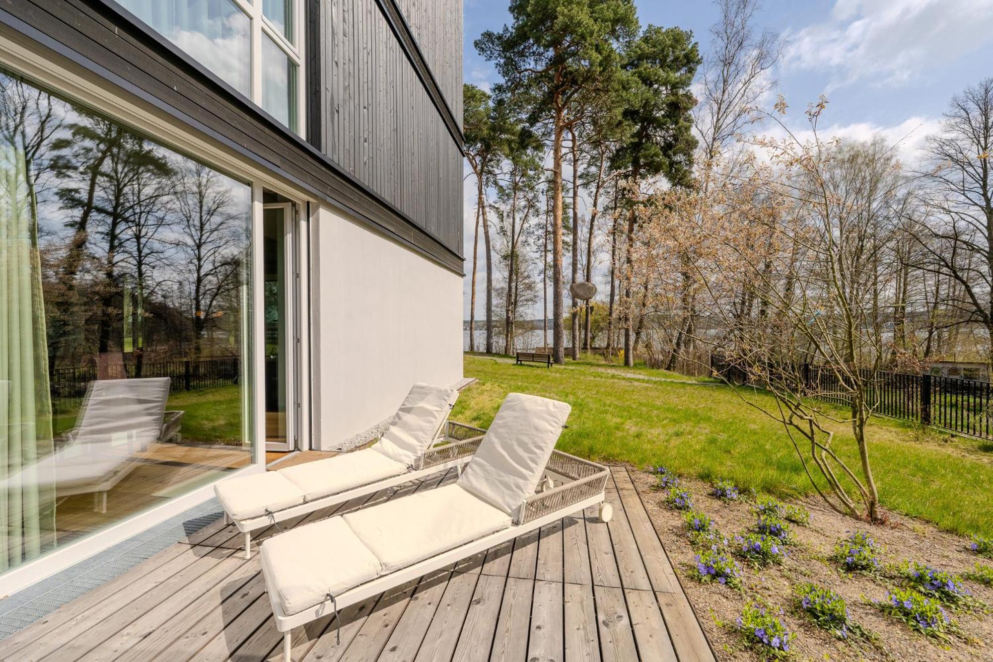 Marina Maisonette Seeblick Mit Pool Und Sauna Bad Saarow Exterior foto